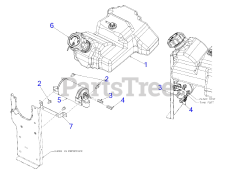 Craftsman 247.269000 (13A726JD299) - Craftsman R1500 Rear-Engine Riding ...