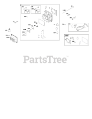 Briggs & Stratton 31R877-0033-B5 - Briggs & Stratton Vertical Engine Cylinder Head Group