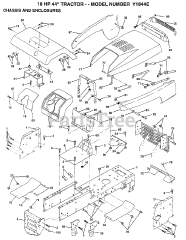 Electrolux/AYP Y 1844 E - Electrolux/AYP Lawn Tractor (1994)