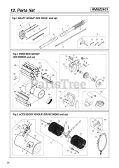 RedMax RMSZ 2601 - RedMax Sweeper (SN: 60100000 & Above) (2006-01)