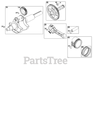 Briggs & Stratton 61E377-0032-J1 - Briggs & Stratton Horizontal Engine Crankshaft Group