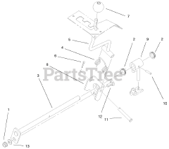 Toro 73470 (518 xi) - Toro Garden Tractor (SN: 089000001 - 089999999) (1998) Hi-Lo Shift Assembly