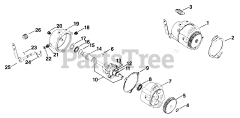 Kohler K582-36344 - Kohler K-Series Engine, Made for Ingram Mfg., 23hp, 17.16kW Governor REV. 8/25/2006