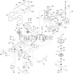 Exmark LZX980EKC96RW0 - Exmark 96" Lazer Z X-Series Zero-Turn Mower, Kohler (SN: 417930746 & Above) (Rev A) (2025)
