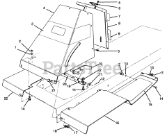 Toro 70120 (12-32) - Toro Recycler Rear-Engine Riding Mower (SN: 049000001 - 049999999) (1994)