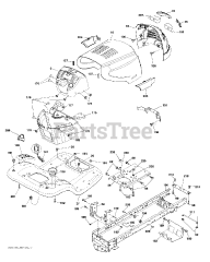 Poulan Pro PB 22H42YT (960480029-00) - Poulan Pro Lawn Tractor (2012-01)