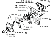 Husqvarna 41 - Husqvarna Chainsaw (1994-05) Air Filter/Carburetor