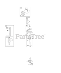 Briggs & Stratton 212707-0026-E1 - Briggs & Stratton Vertical Engine Cams, Crankshaft, Oil, Piston