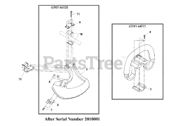 Shindaiwa T 261 - Shindaiwa String Trimmer Guard, Handle  S/N: 2010001 - 9999999