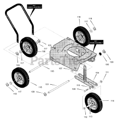 Murray EV3550x4NA - Murray Edger (2006) Wheel Assembly