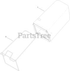 Lawn-Boy 10998 - Lawn-Boy Insight Walk-Behind Mower (SN: 312000001 - 312999999) (2012) Rear Bag Assembly