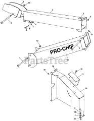 Gravely 993001 (Pro-Chip 210) - Gravely Pro-Chip Chipper, 18hp Kohler (SN: 000101 & Above)