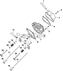 Kohler CS10-931618 - Kohler Command PRO Engine, Basic Version, 10hp, 7.46kW Head/Valve/Breather 4-7-20