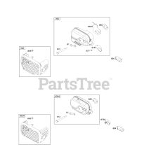 Briggs & Stratton 11P902-0693-B1 - Briggs & Stratton Vertical Engine Exhaust System