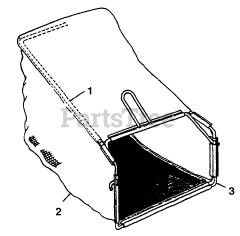 White Outdoor 190-098-000 - White Outdoor Grass Catcher (1997)