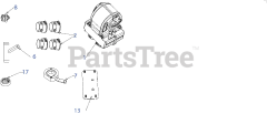 Cub Cadet 39A70110 (39A70110100) - Cub Cadet Utility Vehicle Cab Heater General Assembly