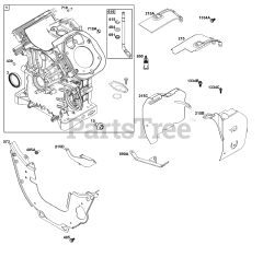 Briggs & Stratton 613277-0162-E1 - Briggs & Stratton Horizontal Engine Cylinder Group
