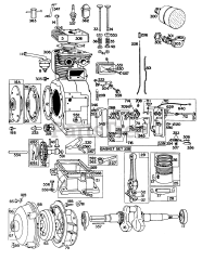 Briggs & Stratton 191431-0113-XX - Briggs & Stratton Horizontal Engine
