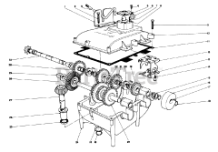 Toro 56100 (732) - Toro Sportsman Rear-Engine Riding Mower (SN: 002000001 - 002999999) (1972) Transmission Assembly