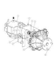 MTD MMZ-2560 - MTD Pro Zero-Turn Mower Assembly Pump Right Hand