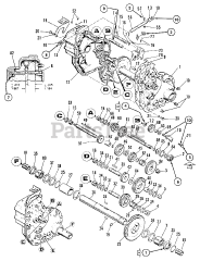 Simplicity 7010 (1690334) - Simplicity 42" Garden Tractor, 10hp Transmission Group (7010 &amp; 7016)