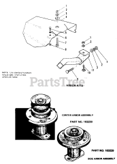 Simplicity 990884 - Simplicity 36" Mower Deck Deflector &amp; Stone Guard Group
