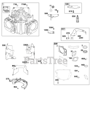 Briggs & Stratton 44C877-0004-B1 - Briggs & Stratton Vertical Engine Cylinder Group
