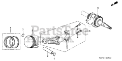 Honda WH20 X CR (GX140) - Honda Water Pump, Made in Japan (SN: GX140-1000001 - GX140-3263982)