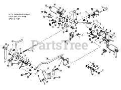 Simplicity 535 (990776) - Simplicity Serf 28" Lawn Tractor Mower Lift &amp; Hitch Group