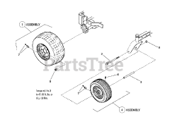 Snapper 150Z (SC 26520) (7800630) - Snapper 52" Zero-Turn Mower, 26hp Wheel &amp; Tire Group