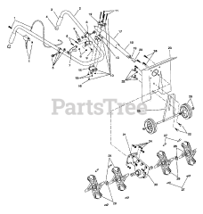 Yard Machines 120 R (21A-120R000) - Yard Machines Tiller (2000)