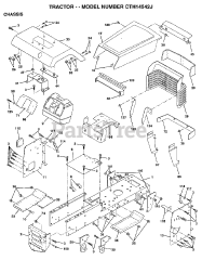 Electrolux/AYP CTH 14542 J - Electrolux/AYP Lawn Tractor (1999)