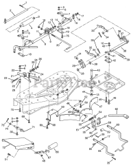 Gravely 831015 - Gravely 48" Flex-N-Float Deck for GT 600 Mower (SN: 000101 & Above)