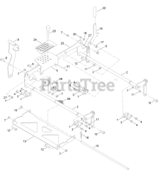 Toro 76440 TA (MR 4800) - Toro 48" Titan Zero-Turn Mower (SN: 417200000 - 417399999) Decklift Assembly