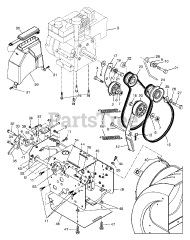 Poulan PO 10527 ES A - Poulan Snow Thrower (2004)