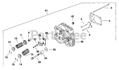 Kohler CV14-1404 - Kohler Command PRO Engine, Basic Version, 14hp Head/Valve/Breather (Cont.) 4-27-206 (TP-2351) Rev 9/6/2006