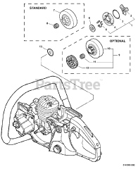 Echo CS-440 - Echo Chainsaw (SN: 08001001 - 08999999)