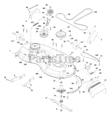 Husqvarna YTH 2146 XP (960430029-00) - Husqvarna 46" Yard Tractor (2006-12) Mower Deck