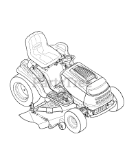 MTD 14AA815K004 - MTD Gold Garden Tractor (2008) (Ace Hardware)