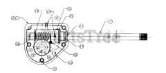 Huskee 317E643F131 - Huskee Snow Thrower (1997) (Tractor Supply) Gear Assembly