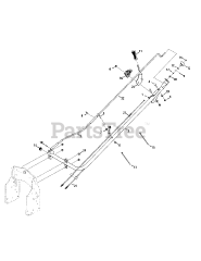 Cub Cadet 19A40024 (19A40024100) - Cub Cadet 42" 3X Snow Thrower Attachment (2015 & Before) att3 Handles
