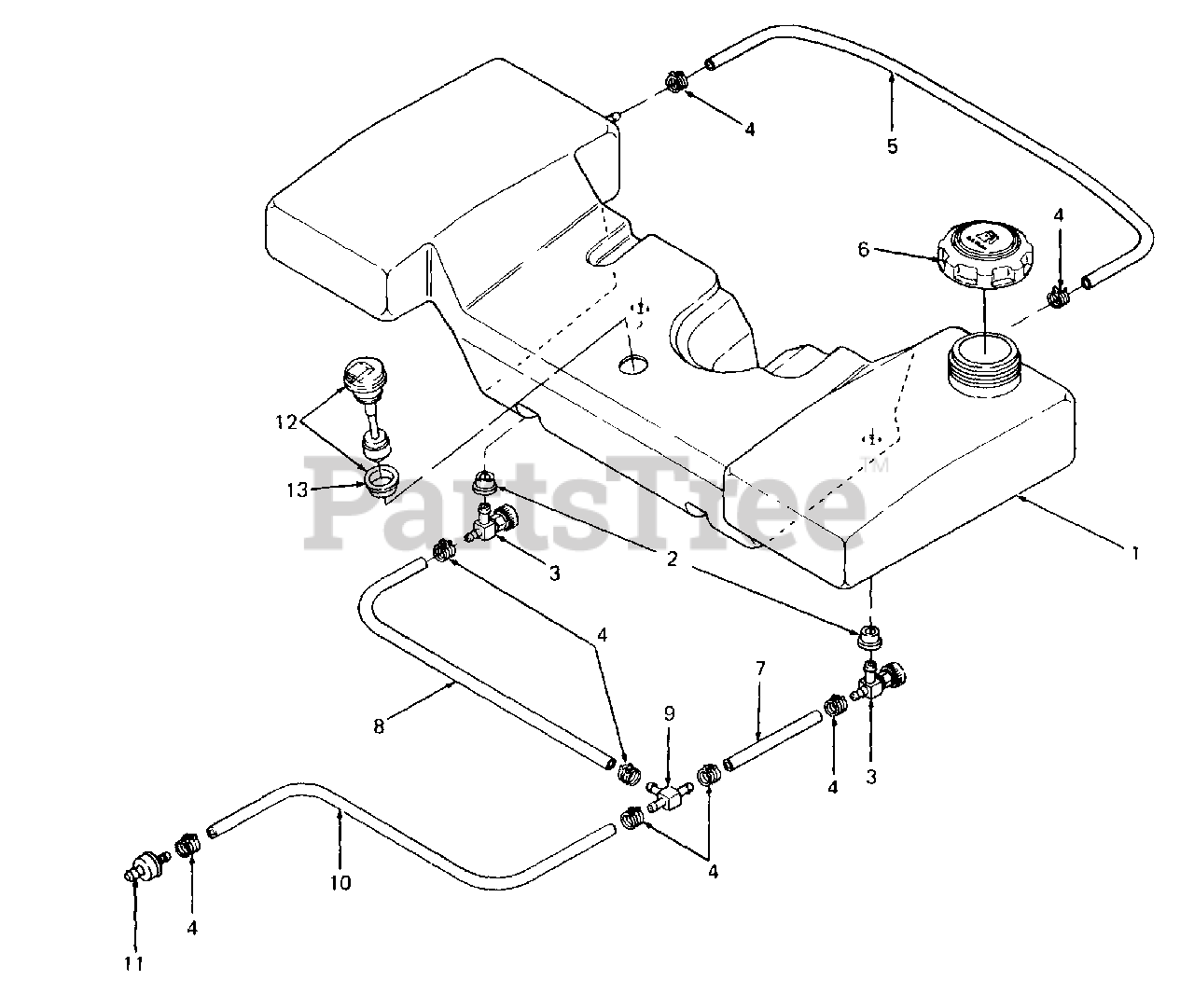 Cub Cadet 1641 (144653100) Cub Cadet Garden Tractor (SN 821060