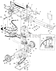 MTD 24634S - MTD Log Splitter (1985)