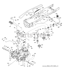 Poulan Pro PPX 19A46 (960420205-00) - Poulan Pro Lawn Tractor (2017-10)
