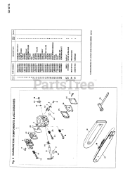 RedMax G 310 TS - RedMax Chainsaw (1994-07) 017 - CARBURETOR/ACCESSORIES