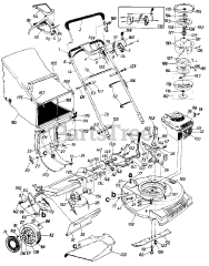 MTD 12884-8 - MTD Walk-Behind Mower (1988)
