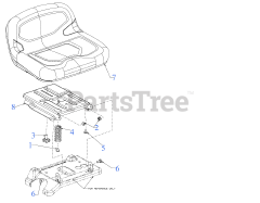Murray 13DC26JD058 - Murray Lawn Tractor (2020) Seat