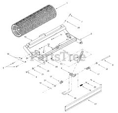 MTD OEM-190-007 - MTD Soil Grade Roller Assembly (2001)