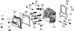 Subaru Robin EA175V50060 (EA175V) - Subaru Robin Engine 120 Crankcase