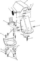 Cub Cadet 350 (190-350-100) - Cub Cadet 40" Snow Thrower Attachment Chute